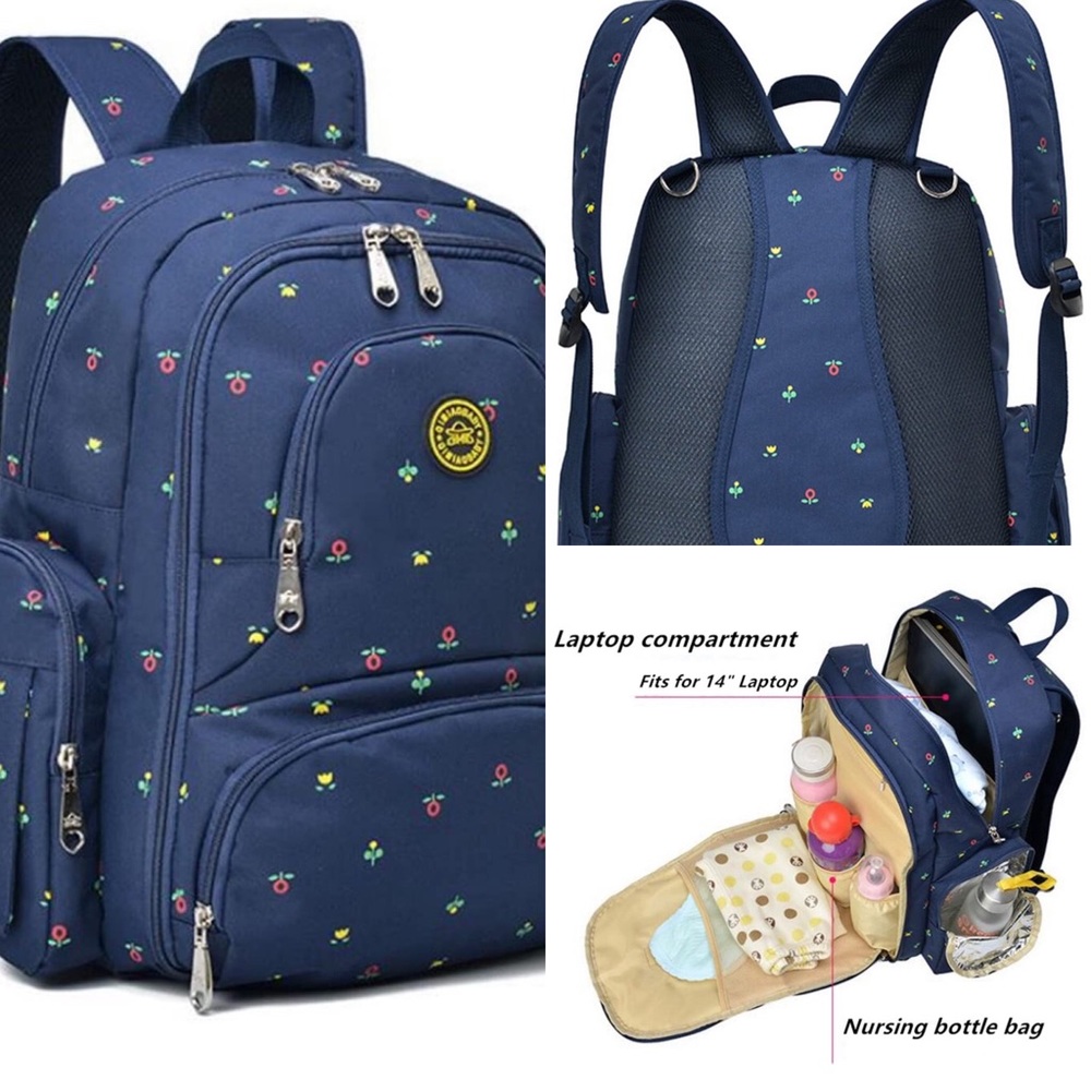 Aidonger Baby Diaper Backpack Waterproof Nylon